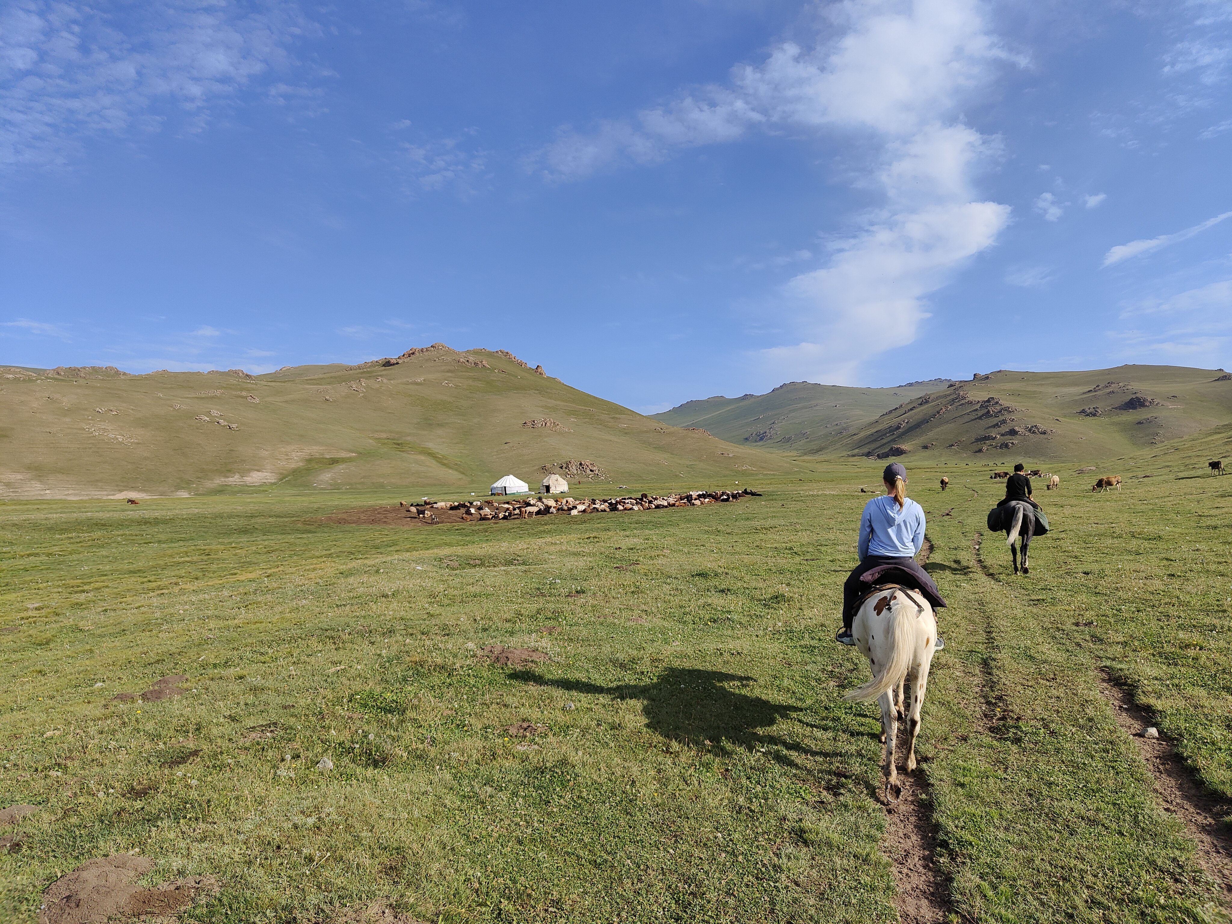 Horseback riding in Kyrgyzstan